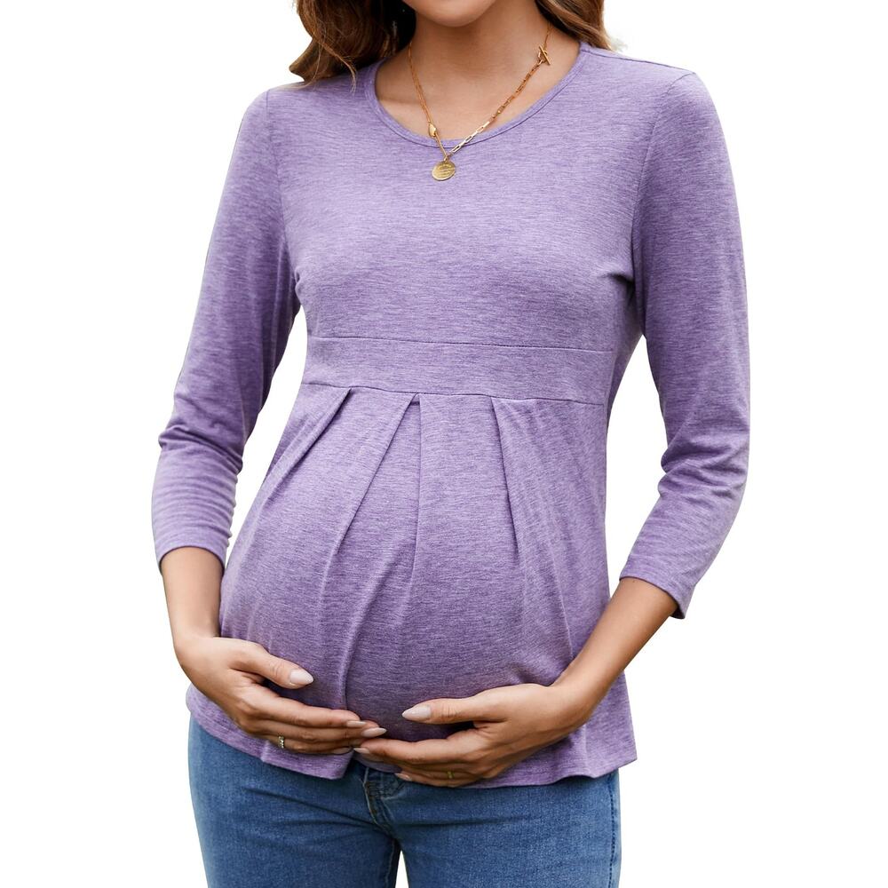 Copied - NWT Sosolism Medium Maternity Top in Purple